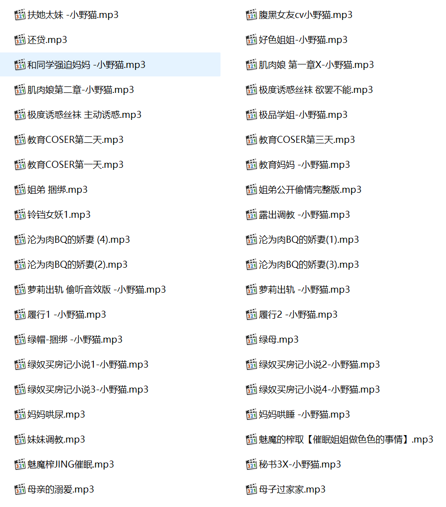 小野猫有声小说在线听,中文音声,小野猫,小野猫有声小说合集,小野猫有声